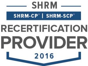 2016 SHRM Recertification Provider Seal