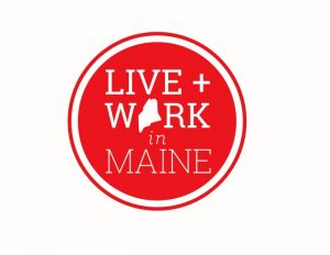 Live + Work in ME logo